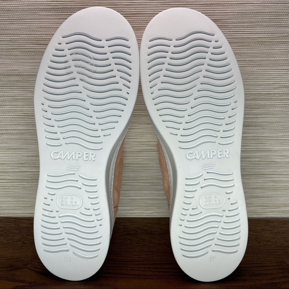 Camper Runner Up Sneakers in Light Pink Nubuck Leather Size 8 EU38 - Picture 11 of 14